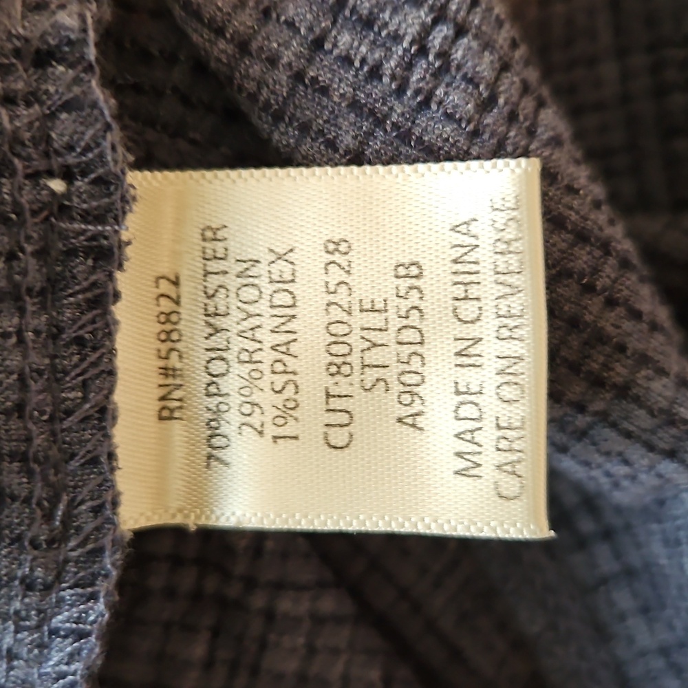 Max Studio Textured Denim Blue Above Knee Dress Or Tiered Tunic XL. NWOT - Picture 5 of 13